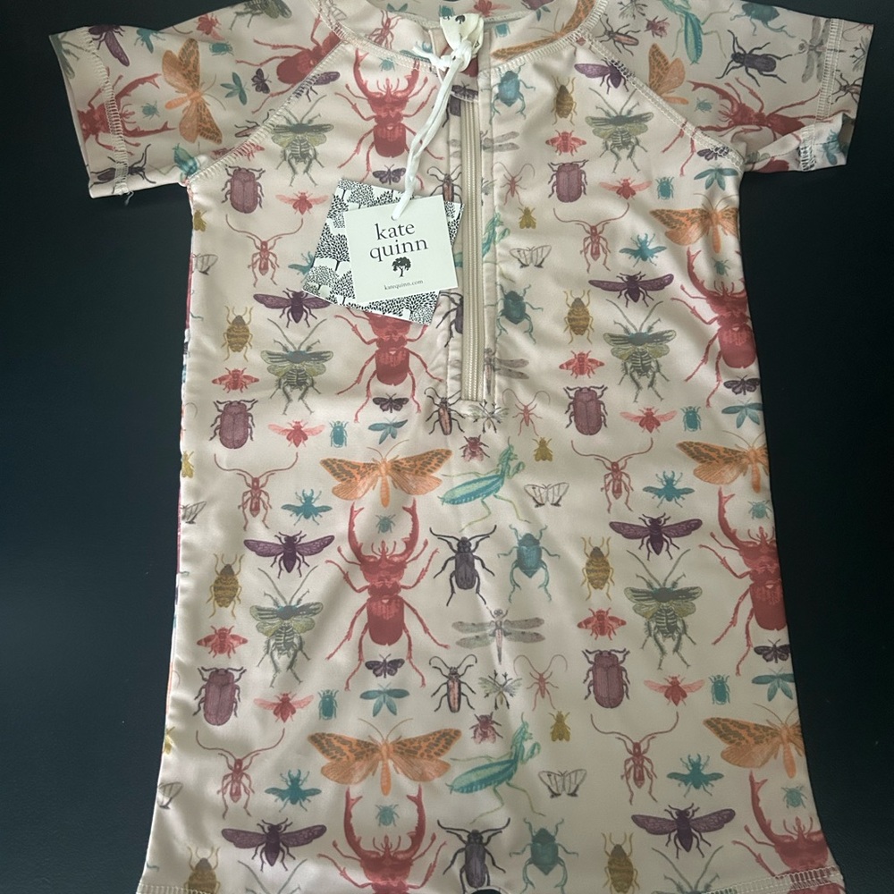 Kate Quinn Kids Insect Print Swim Suit